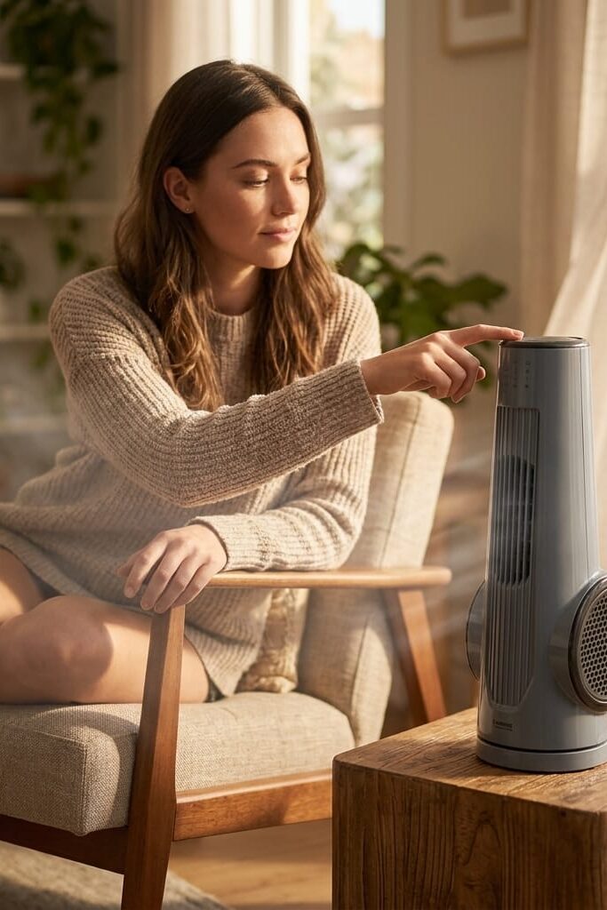 Airking Jova 90W Kule Tipi Vantilatör Uzaktan Kumandalı