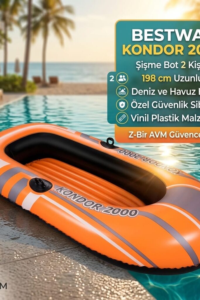 Bestway Kondor 2000 Şişme Bot 2 Kişilik 198 cm