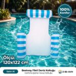 Bestway Fileli Deniz Koltuğu 120x122 cm Şişme Deniz Yatağı