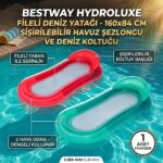 Bestway HydroLuxe 160x84 cm Fileli Şişirilebilir Deniz Yatağı