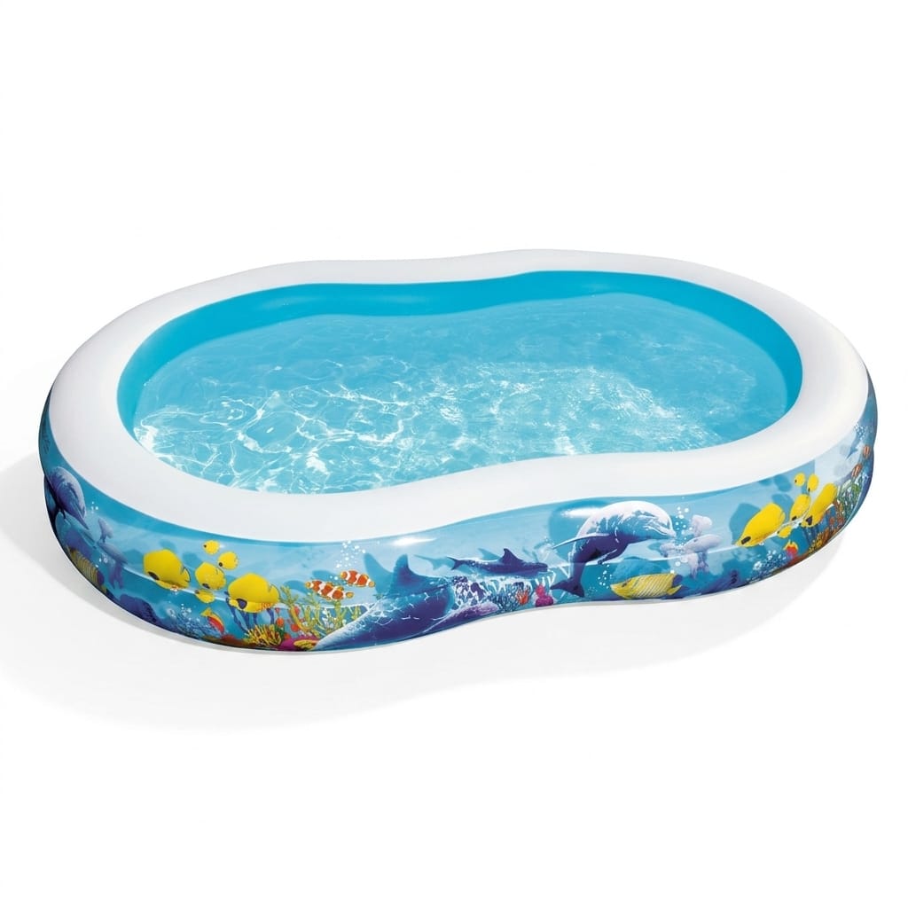 Bestway Jumbo Oval Şişme Havuz 262x157 cm Aile Boyu