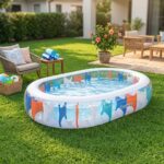 Bestway Jumbo Kristal Şişme Aile Havuzu 229x152x51 cm