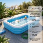 Bestway Angel Of Life 305x183x56 cm Dikdörtgen Şişme Aile Havuzu
