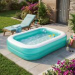 Bestway Jumbo Dikdörtgen Şişme Aile Havuzu 200x146x48 cm