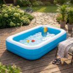 Bestway 211x132x46 cm Dikdörtgen Şişme Aile Havuzu