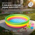 Bestway 3 Halkalı Çocuk Şişme Havuzu 102x25 cm
