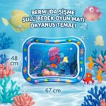 Bermuda Okyanus Temalı Şişme Sulu Bebek Oyun Matı