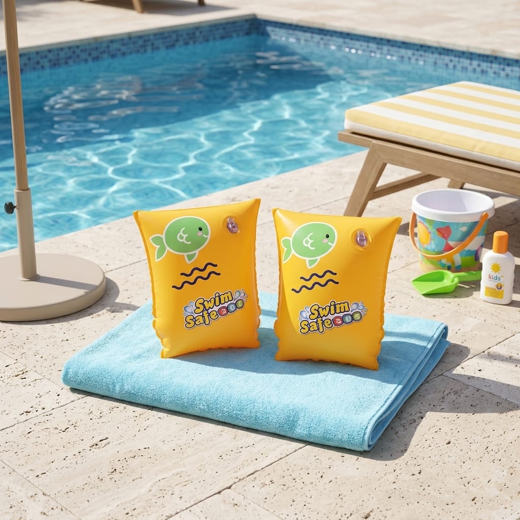 Bestway Çocuk Deniz Kolluğu 25x15 cm Sarı PVC Yüzme Kolluğu