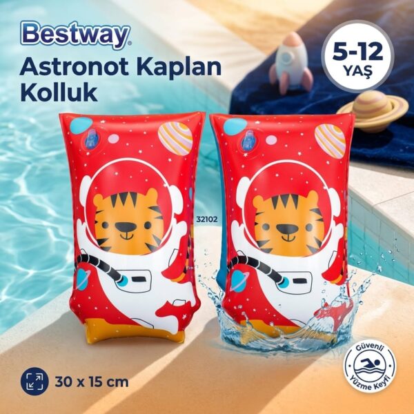 Bestway Astronot Kaplan Kolluk 5-12 Yaş 30 cm