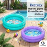 Bestway Desenli Şişme Çocuk Havuzu 61x15 cm