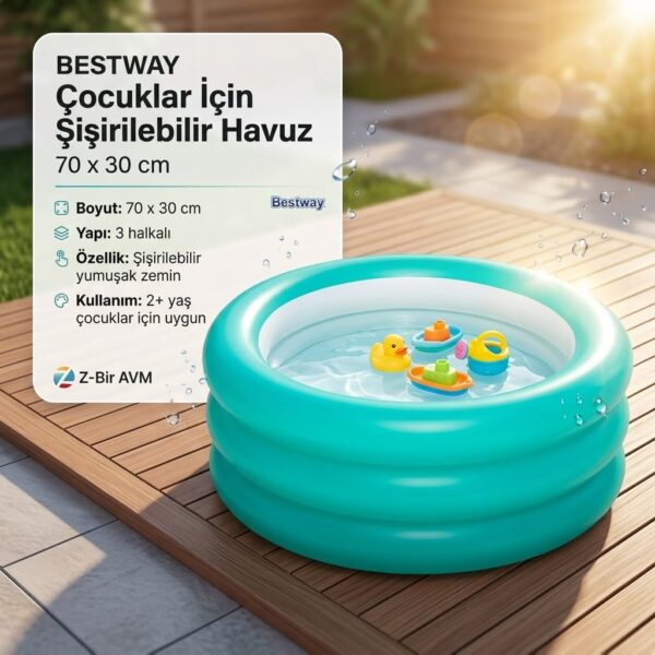 Bestway 70 x 30 cm Şişirilebilir Çocuk Havuzu