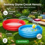 Bestway Şişme Çocuk Havuzu 122 x 25 cm Mavi