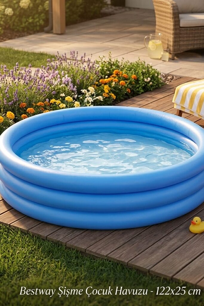 Bestway Şişme Çocuk Havuzu 122 x 25 cm Mavi