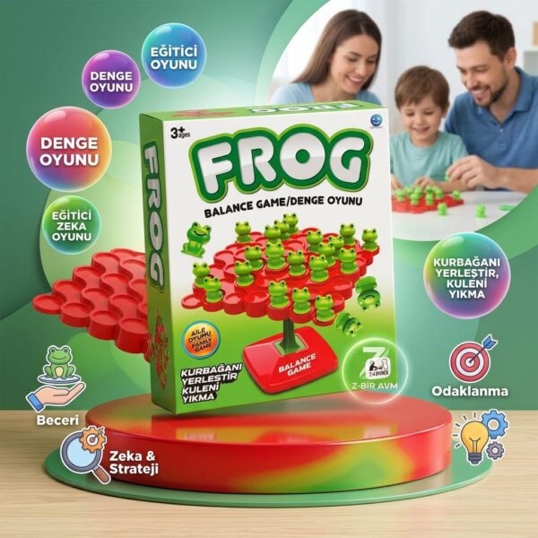 Asya Ant701 Frog Kurbağa Denge Oyunu