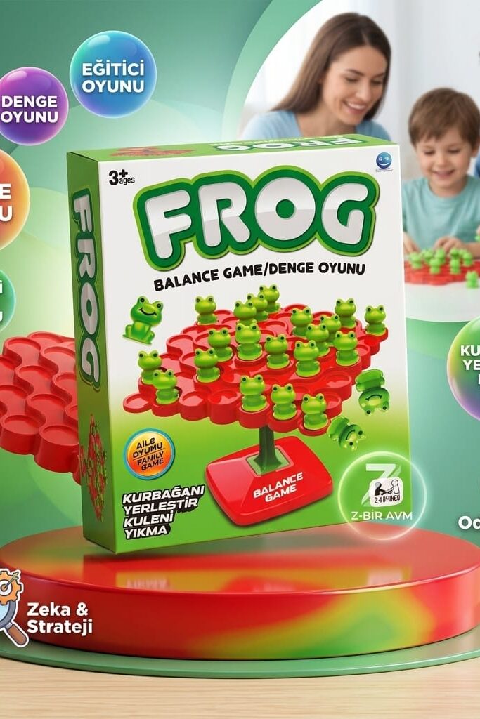 Asya Ant701 Frog Kurbağa Denge Oyunu