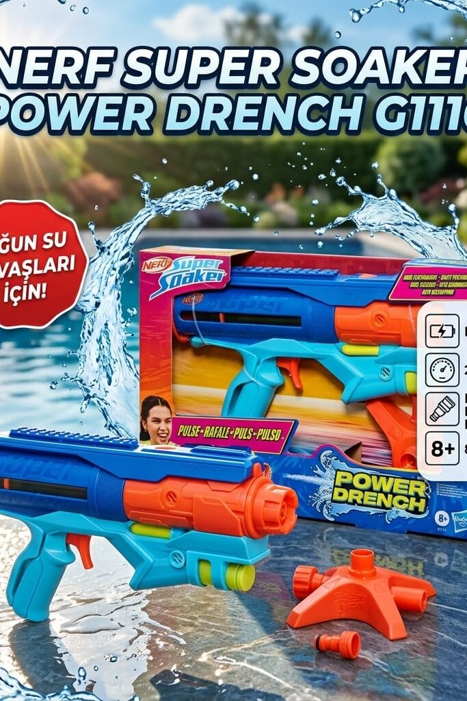 Nerf Super Soaker Power Drench Basınçlı Su Tabancası