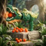 Zapp Toys Dinozor Temalı Sünger Top Atan Oyuncak Silah 12'li