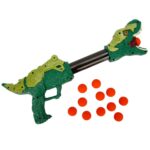 Zapp Toys Dinozor Temalı Sünger Top Atan Oyuncak Silah 12'li