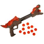 Zapp Toys Dinozor Temalı Sünger Top Atan Oyuncak Silah 12'li