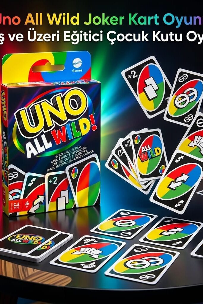 Mattel Games Uno All Wild Joker Kart Oyunu 7 Yaş ve Üzeri
