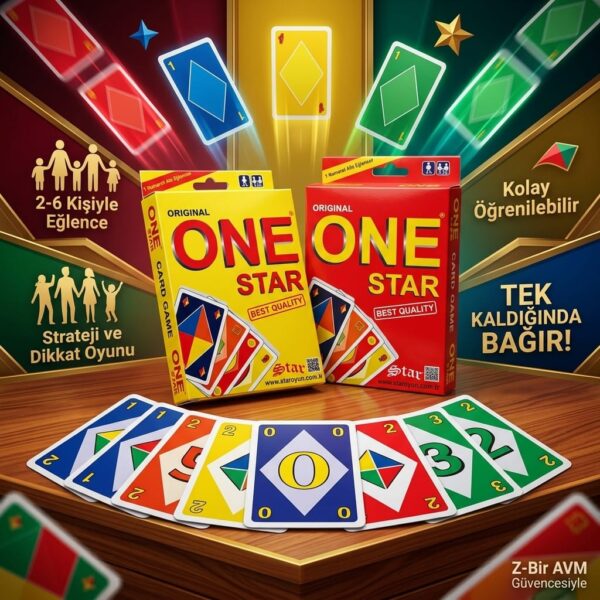 Star Original One Kart Oyunu 58x88 mm
