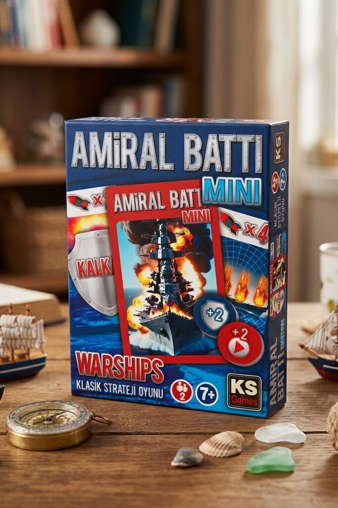 Ks Games Amiral Battı Mini Strateji ve Zeka Oyunu 2 Kişilik