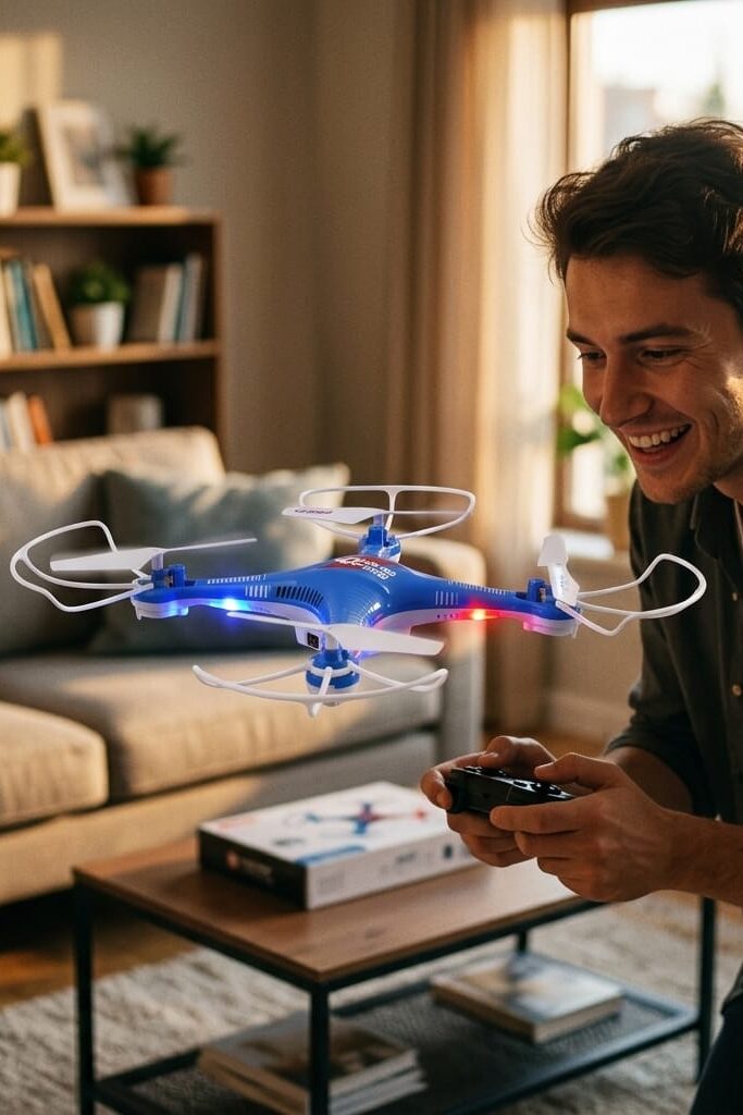 LH-X50 Işıklı Uzaktan Kumandalı 360 Derece Takla Atan Drone