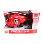 Oyuncak Kurtarma Helikopteri Sesli ve Işıklı Vinçli 1:20