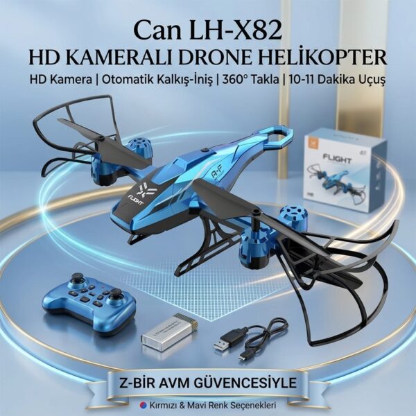 Can LH-X82 HD Kameralı Otomatik İnişli Drone