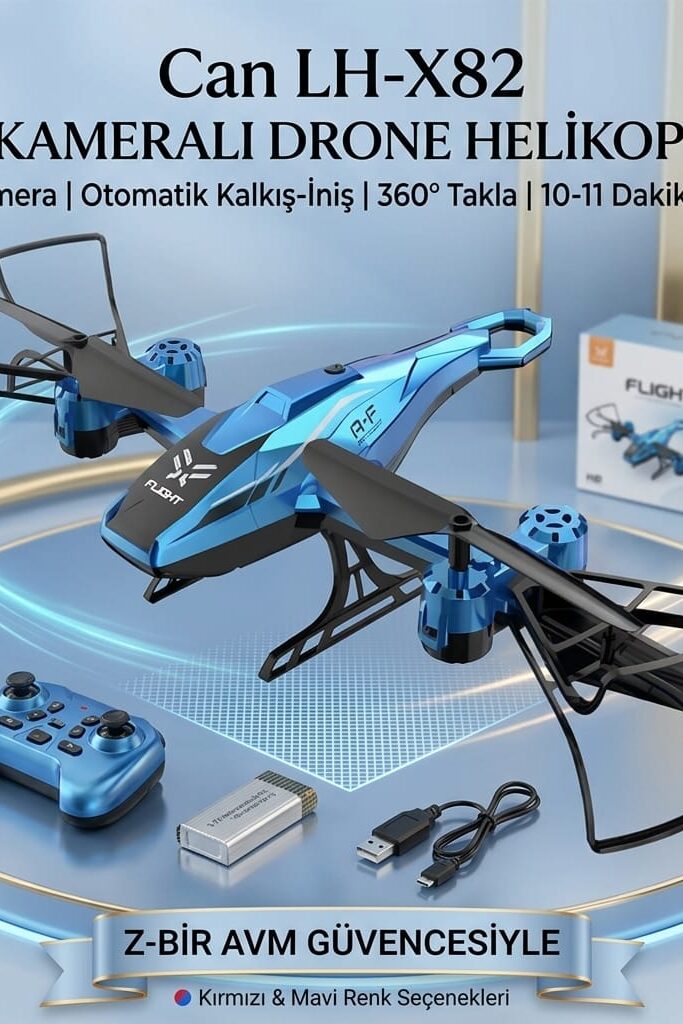 Can LH-X82 HD Kameralı Otomatik İnişli Drone