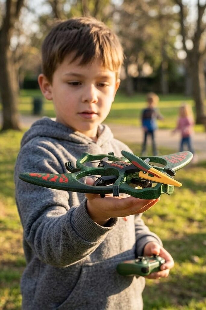 Pterosaur Uzaktan Kumandalı Dinozor Drone Işıklı Oyuncak