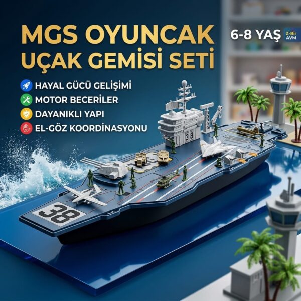 Mgs Oyuncak Uçak Gemisi Seti 6-8 Yaş