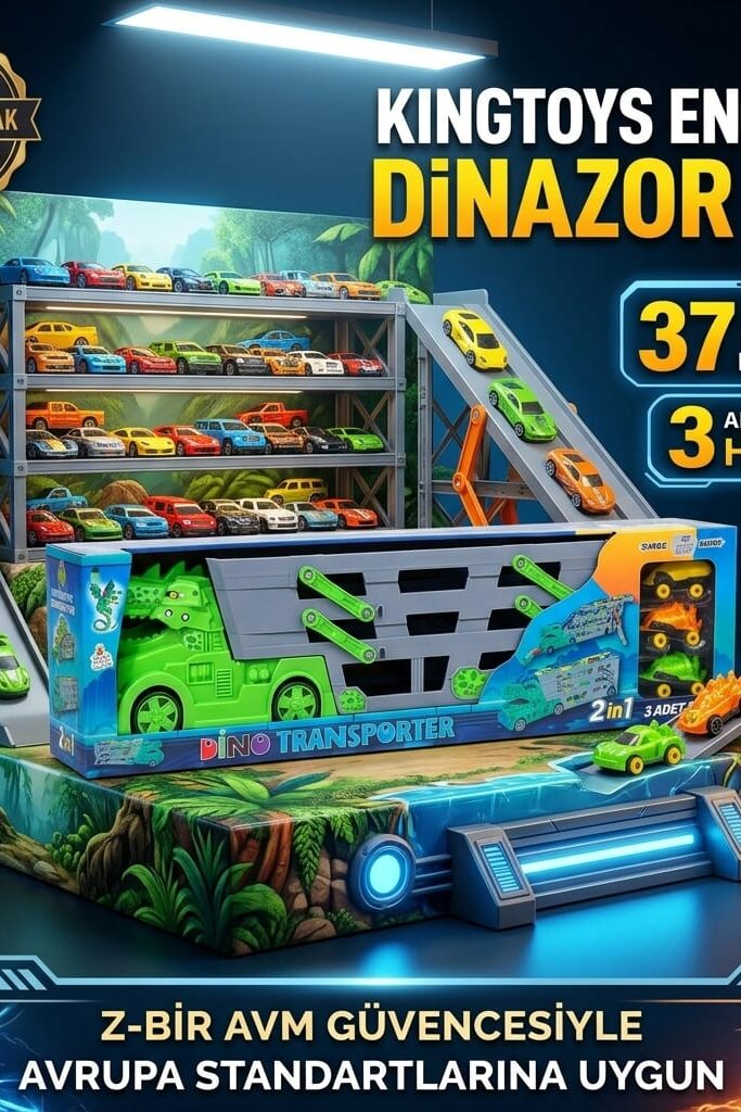King Toys Eng-181 Dinazor Tır Taşıyıcı Kamyon