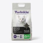 Bioes Twinkle Aktif Karbonlu Bentonit Kedi Kumu 10 Lt - Tozsuz Topaklanan Koku Önleyici - Görsel 2