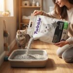 Bioes Twinkle Aktif Karbonlu Bentonit Kedi Kumu 10 Lt - Tozsuz Topaklanan Koku Önleyici - Görsel 4