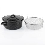 Cetcook 24 cm Paslanmaz Çelik Sepetli Kızartma Tenceresi Seti - Görsel 2