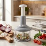 New Life CLKN-850 3 Bıçaklı Pratik Üstten Basmalı El Rondosu - Mutfak Doğrayıcı - Görsel 3