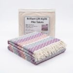Brillant Çift Kişilik Pike Takımı 200x230 cm – %100 Pamuklu Multicolor Yatak Örtüsü - Görsel 4