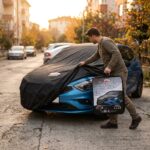 Autokit SD 1 Araba Brandası – 10 Kat Su Geçirmez Oto Örtüsü Sedan Uyumlu - Görsel 3