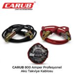 CARUB 800 Amper Profesyonel Akü Takviye Kablosu | Bakır Kaplı Güçlü Marş Kablosu - Görsel 2