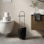 Voce VC-185 Standlı Pedallı Banyo Çöp Kovası - Hijyenik Tuvalet Çöp Kutusu - Görsel 3