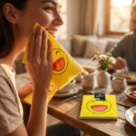 Nerox Emoji Baskılı 10'lu Soft Kağıt Peçete - Güler Yüz Tasarımlı Parti Peçetesi - Görsel 3
