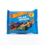 Hot Wheels Desenli 20'li Mini Cep Mendili | Çocuk Okul Mendili | Kompakt Hijyen - Görsel 5