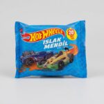 Hot Wheels Desenli 20'li Mini Cep Mendili | Çocuk Okul Mendili | Kompakt Hijyen - Görsel 2