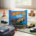 Hot Wheels Desenli 20'li Mini Cep Mendili | Çocuk Okul Mendili | Kompakt Hijyen - Görsel 3