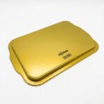 Noveer Gold Kulplu Dekoratif Sunum Tepsisi 32x21 cm - Büyük Servis Tepsisi - Görsel 3