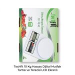 Techfit TF-1010 10 Kg Hassas Dijital Mutfak Tartısı | 1 gr Hassasiyet | LCD Ekranlı Terazi - Görsel 4