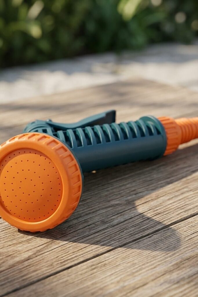 Tetikli Bahçe Sulama Tabancası 3/4'' MD-17 Yeşil/Turuncu