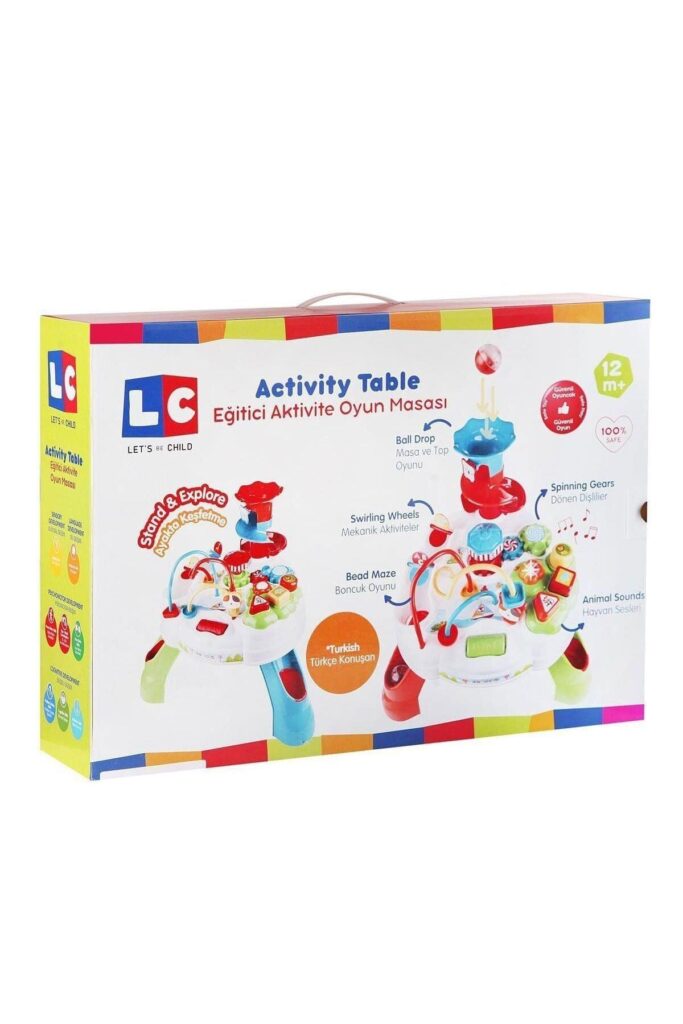 Let's Be Child LC Bebek Eğitici Aktivite ve Oyun Masası
