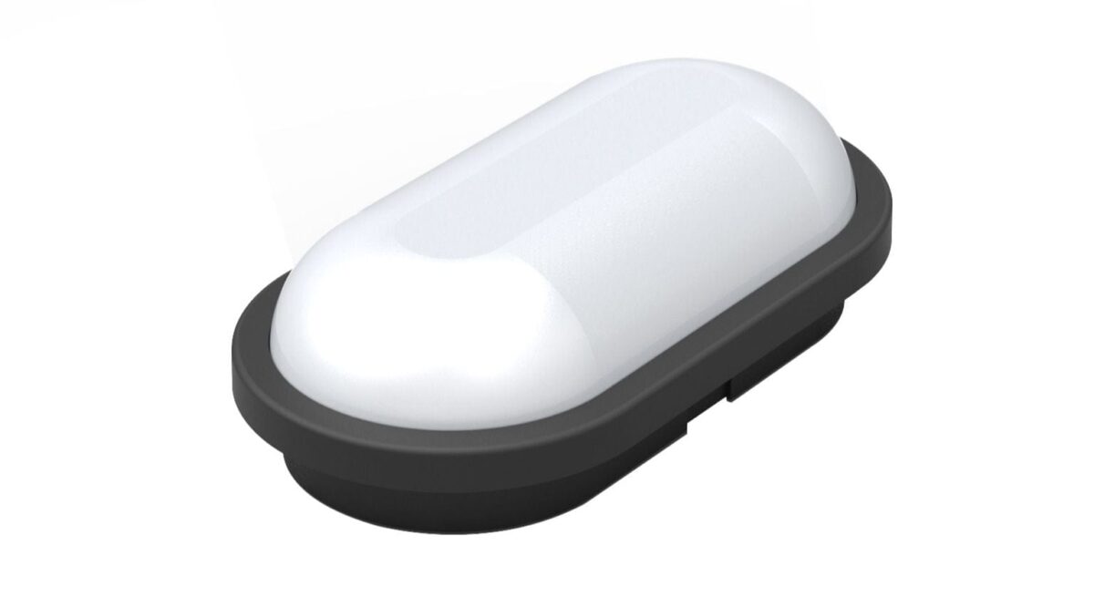 Mutlusan LEDLIGHT-3 15W Oval LED Armatür Siyah